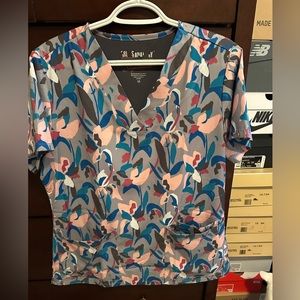 Spring Floral Grey’s Anatomy Scrub top